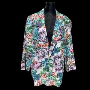 Vintage Floral Blazer